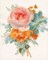 Garden Bouquet II Orange Red Poster Print by Danhui Nai - Item # VARPDX32034